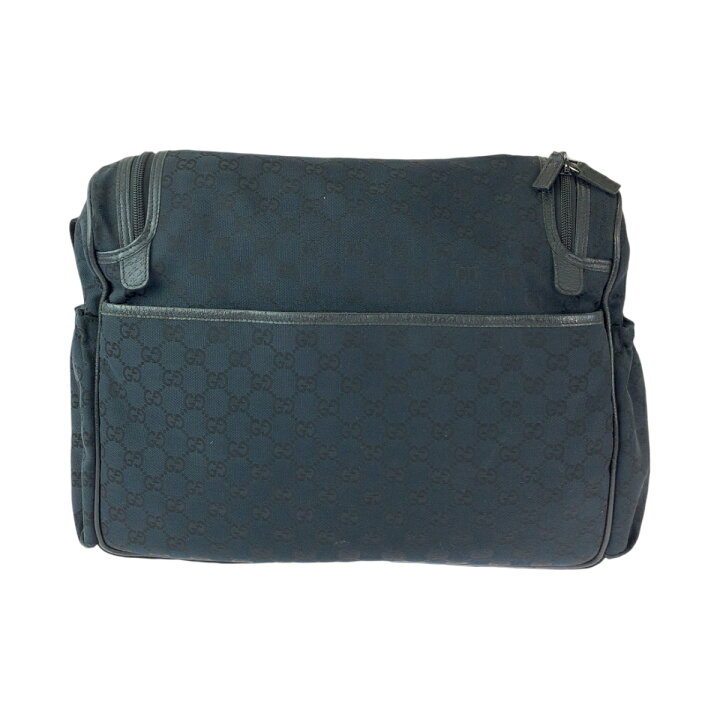 楽天市場】美品 GUCCI グッチ ブラック 黒 シルバー金具 GGキャンバス  