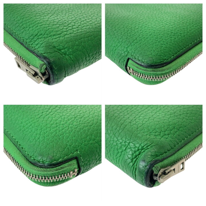楽天市場】HERMES エルメス アザップ TGM グリーン シルバー金具  