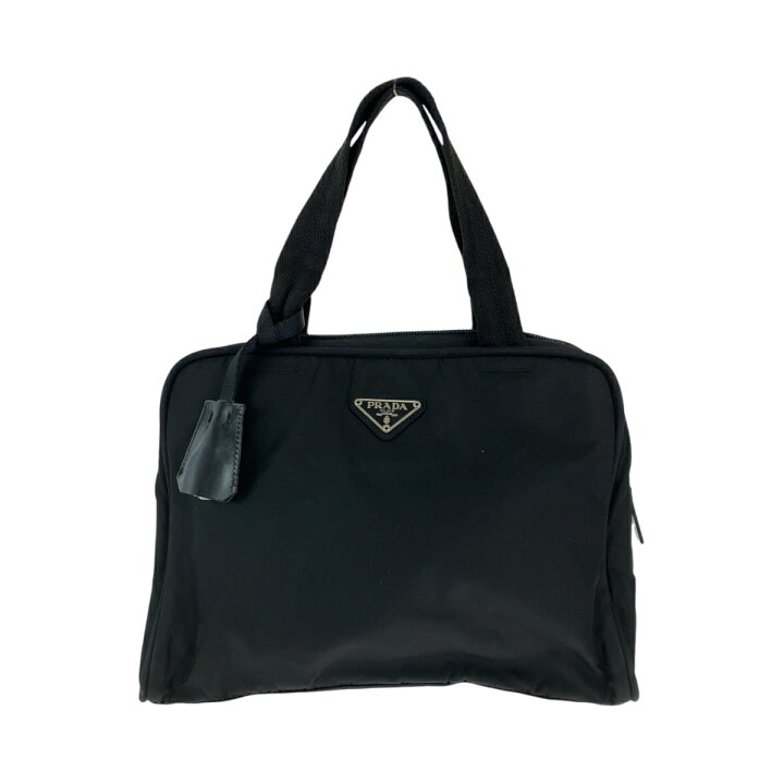 楽天市場】PRADA プラダ 三角ロゴプレート ブラック 黒 シルバー金具 