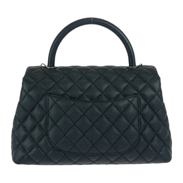楽天市場】美品 CHANEL シャネル ココマーク ココハンドル29 ラージ 