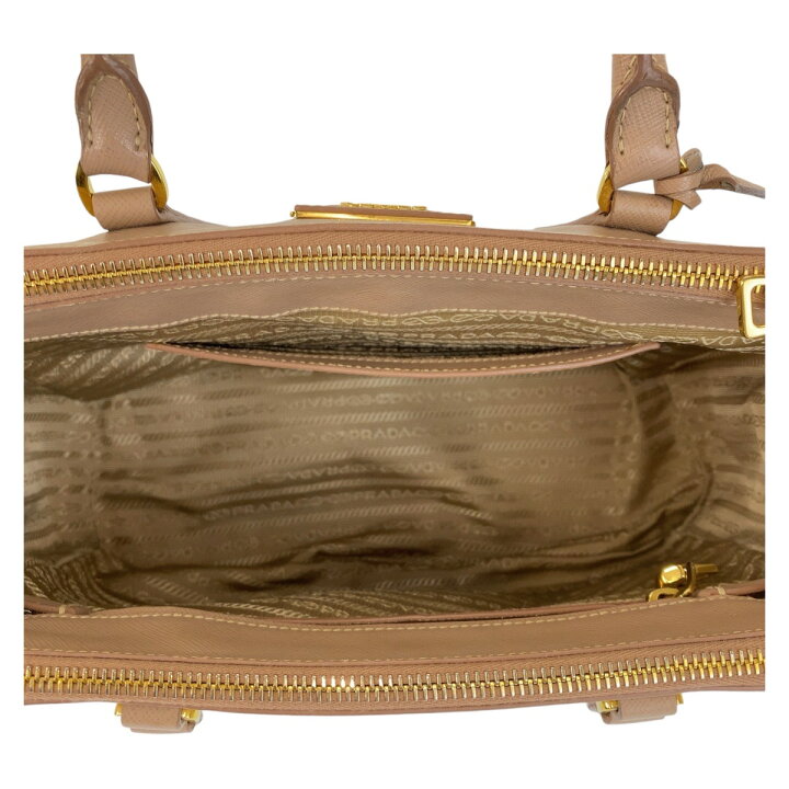 楽天市場】PRADA プラダ サフィアーノ ガレリア 三角ロゴプレート  