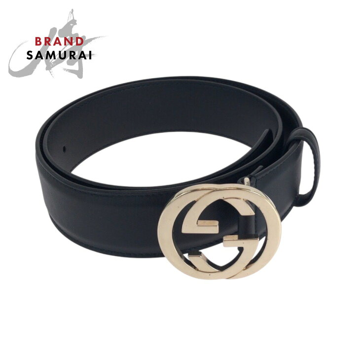 ♡美品♡ GUCCI グッチ インターロッキング レザー ゴールド金具  