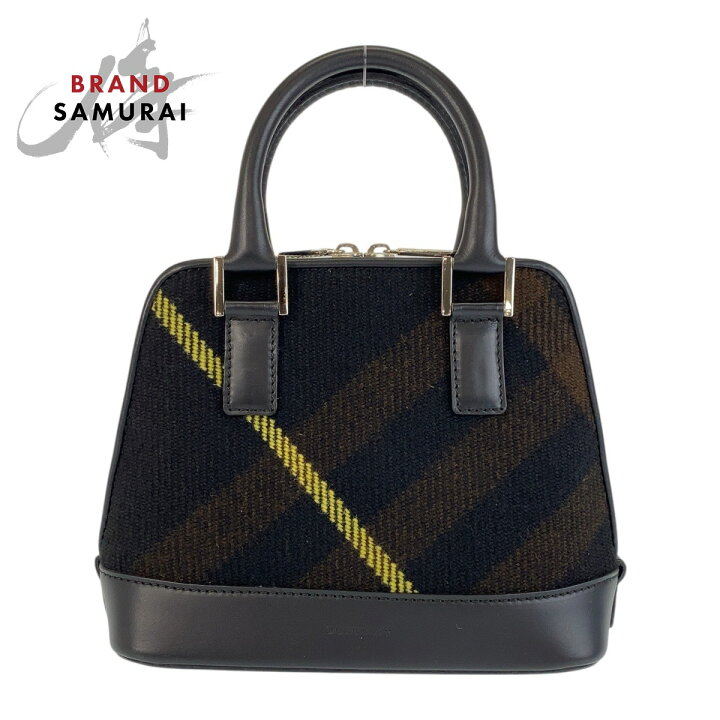 楽天市場】美品 BURBERRY バーバリー チェック柄 ブラック 黒 シルバー 