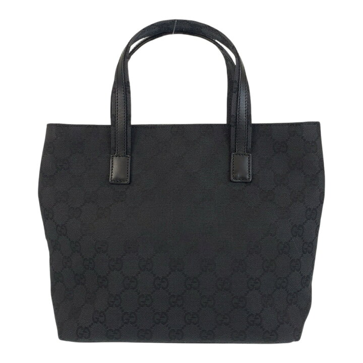 楽天市場】美品 GUCCI グッチ ブラック 黒 GGキャンバス /レザー 002 