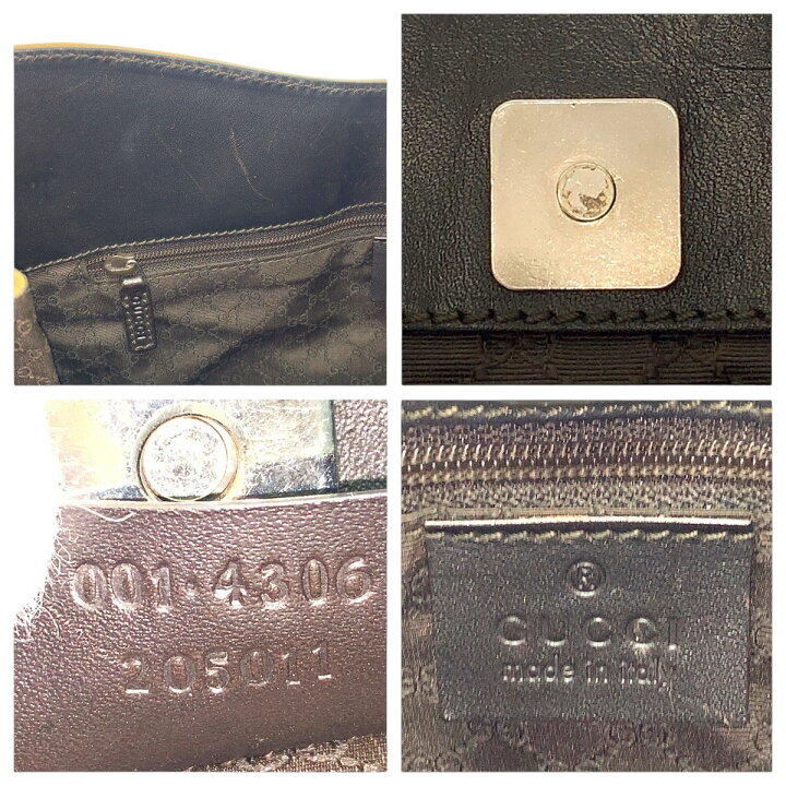 楽天市場】GUCCI グッチ シェリーライン ベージュ キャンバス 001 4306 