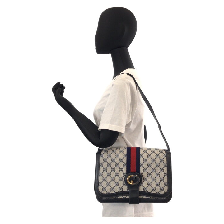 楽天市場】美品 GUCCI グッチ シェリーライン オールドグッチ グレー 