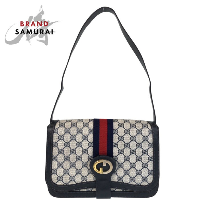 楽天市場】美品 GUCCI グッチ シェリーライン オールドグッチ グレー 