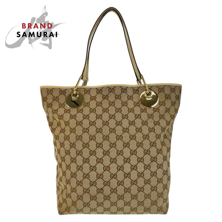 楽天市場】美品 GUCCI グッチ ベージュ ホワイト ゴールド金具 GG 