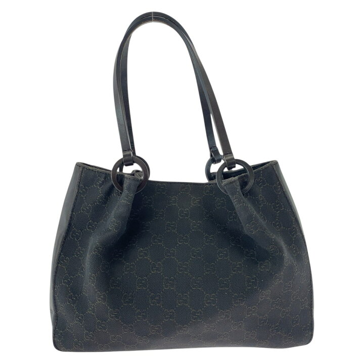 楽天市場】GUCCI グッチ ブラウン GGキャンバス /レザー 101919 トート  