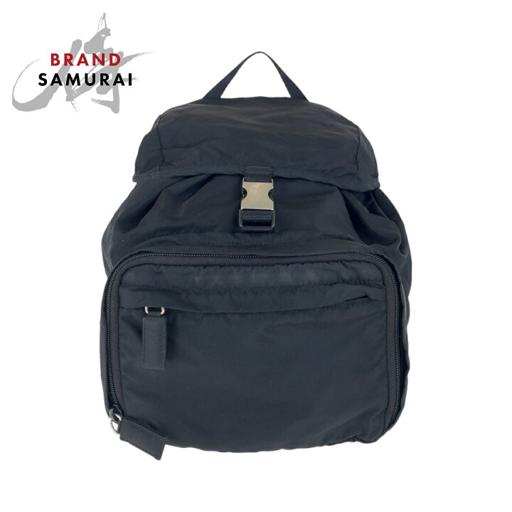 楽天市場】美品 PRADA プラダ テスート 三角ロゴプレート ブラック 黒 