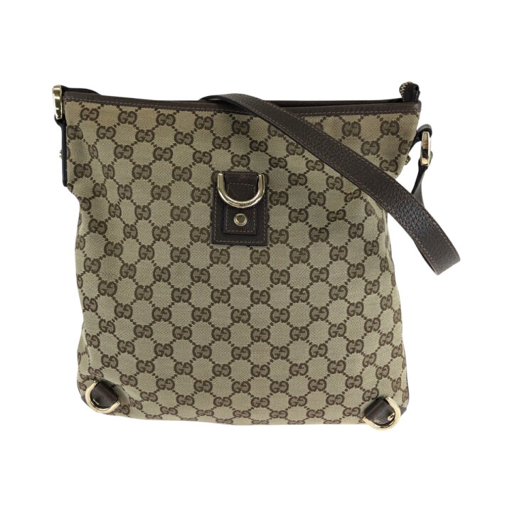 楽天市場】美品 GUCCI グッチ アビー ブラウン ゴールド金具 GG 
