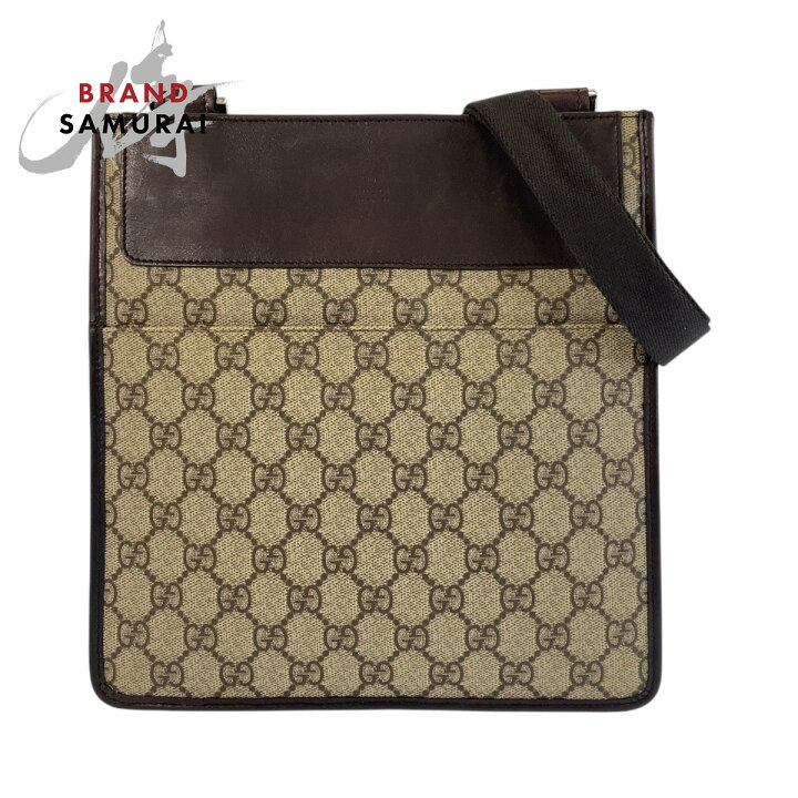 楽天市場】美品 GUCCI グッチ ブラウン ベージュ GGスプリーム  
