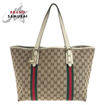 楽天市場】gucci ggキャンバス シェリーライン ショルダーバッグの通販 
