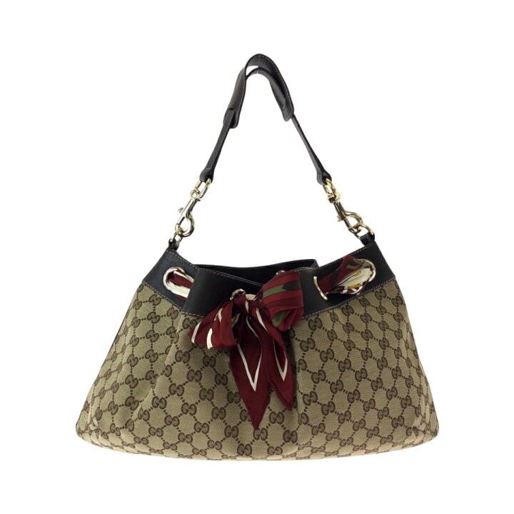 楽天市場】美品 GUCCI グッチ ポジターノ スカーフ ベージュ ブラウン 