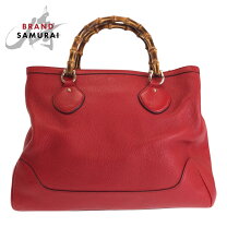 楽天市場】グッチ バンブー バッグ（カラーレッド）（レディースバッグ  