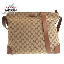 楽天市場】gucci ggキャンバス シェリーライン ショルダーバッグの通販 