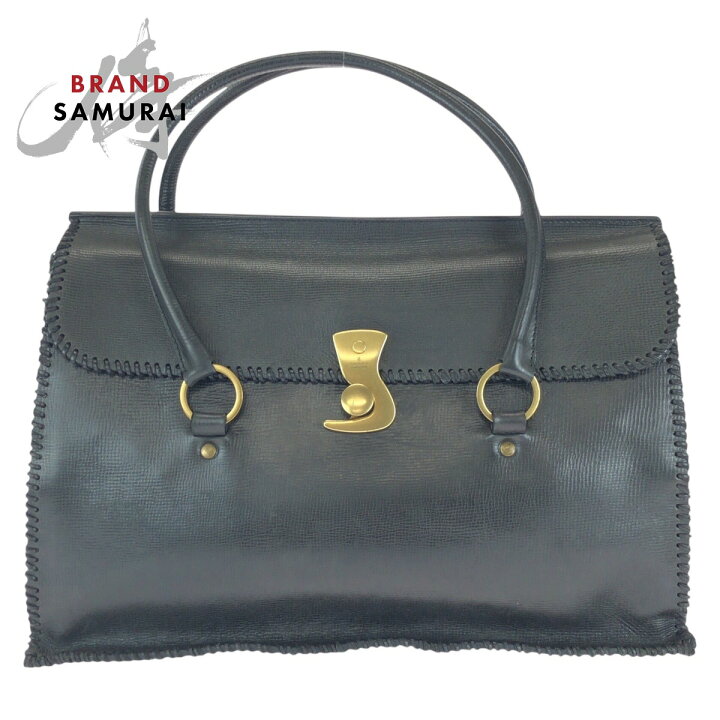 楽天市場】美品 GUCCI グッチ ブラック 黒 ゴールド金具 レザー 106232 