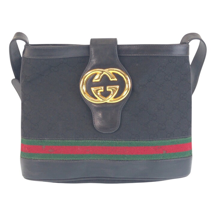 楽天市場】GUCCI グッチ ヴィンテージ オールドグッチ シェリーライン 