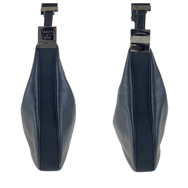 楽天市場】美品 GUCCI グッチ ブラック 黒 シルバー金具 レザー 001  