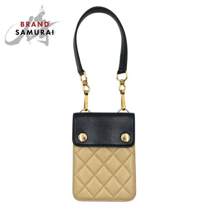 楽天市場】美品 CHANEL シャネル ヴィンテージ マトラッセ バイカラー 
