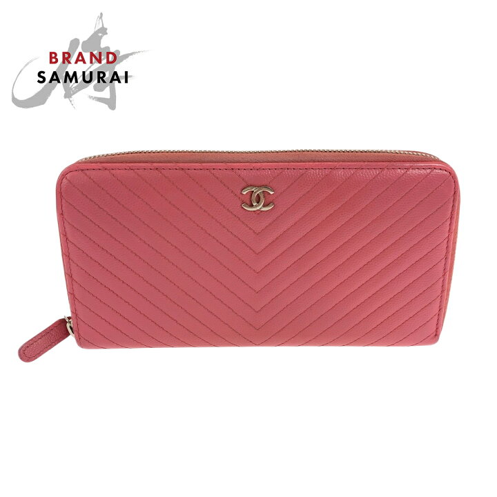 楽天市場】美品 CHANEL シャネル Vシェブロン Vステッチ ココマーク 