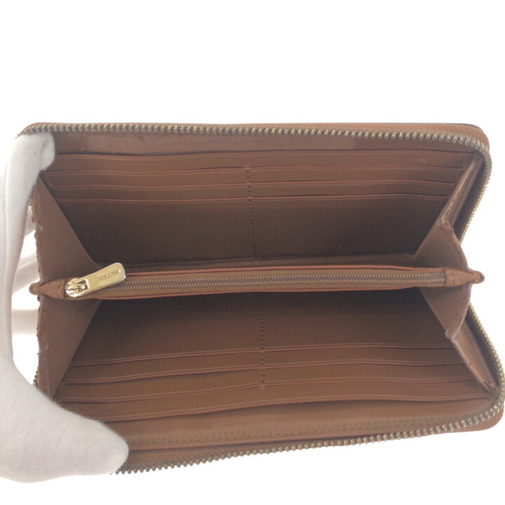 楽天市場】COACH コーチ シグネチャー ブラウン ゴールド金具 PVC 長 