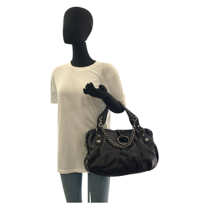 楽天市場】美品 GUCCI グッチ ホースビット グッチシマ ブラック 黒 