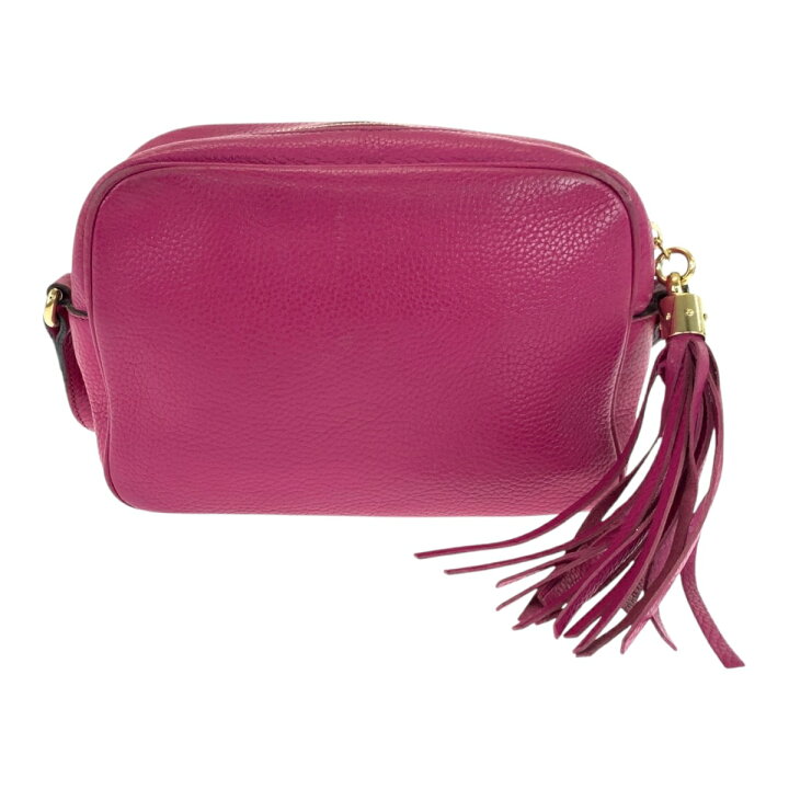 楽天市場】GUCCI グッチ ソーホー パープル ゴールド金具 レザー  