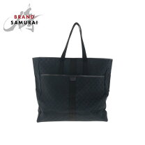 楽天市場】グッチ ggキャンバス トートバッグ 黒の通販