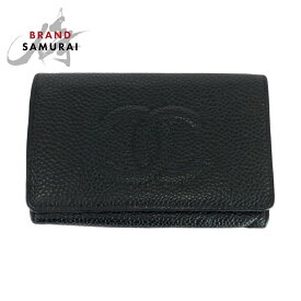 美品 CHANEL シャネル ヴィンテージ ココマーク ブラック 黒 ゴールド金具 レザー キーケース 6連 レディース 505235 【中古】