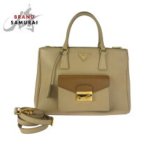 楽天市場】prada サフィアーノ ベージュ バッグの通販