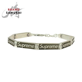 超美品 Supreme シュプリーム SUPREME × Jacob&Co シルバー シルバー925 ブレスレット メンズ 505564 【中古】
