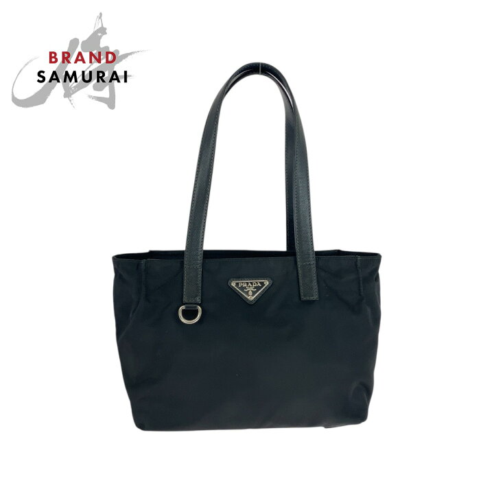 楽天市場】美品 PRADA プラダ テスート サフィアーノ 三角ロゴプレート 