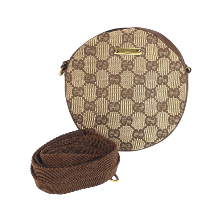 楽天市場】GUCCI グッチ ブラウン ベージュ ゴールド金具 GGキャンバス 