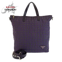 楽天市場】プラダ PRADA（カラーパープル）（トートバッグ｜レディース 