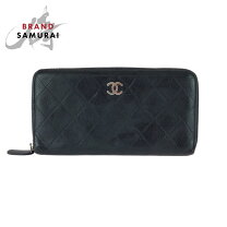 楽天市場】chanel ラウンドファスナー 長財布 黒の通販