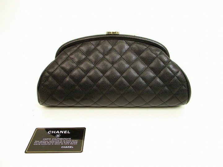 楽天市場】【超美品】 CHANEL シャネル マトラッセ キャビア シルバー 