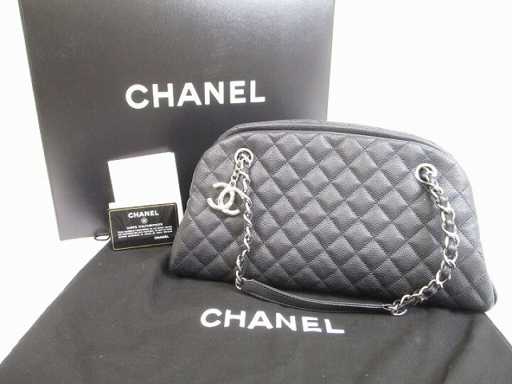 楽天市場】【未使用】 CHANEL シャネル キャビアスキン マドモアゼル 