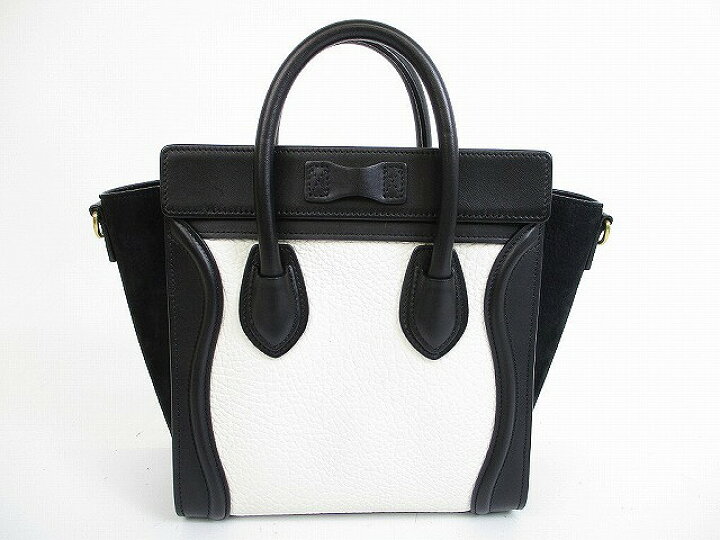 楽天市場】【超美品】 CELINE セリーヌ ラゲージ ナノショッパー 2Way 