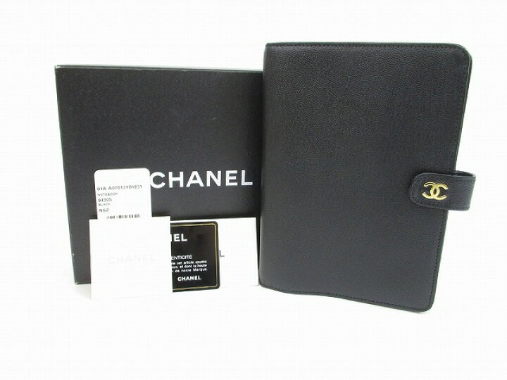 楽天市場】【超美品】 CHANEL シャネル カーフスキン アジェンダ 手帳 