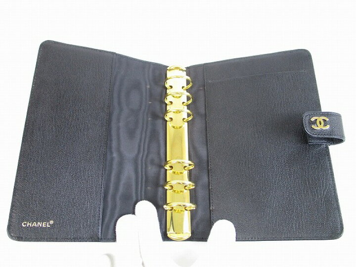 楽天市場】【超美品】 CHANEL シャネル カーフスキン アジェンダ 手帳 