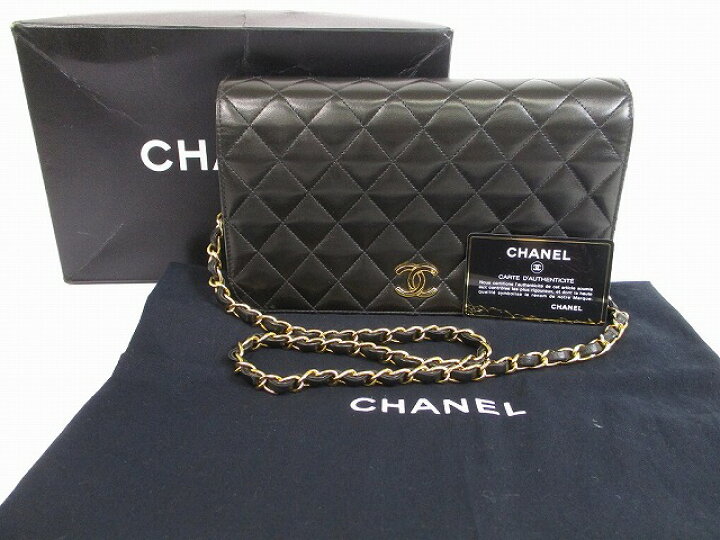 楽天市場】【超美品】 CHANEL シャネル マトラッセ ラムスキン 