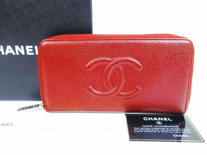 楽天市場 未使用 シャネル Chanel キャビアスキン Ccロゴ ココマーク ラウンドファスナー 長財布 メンズ レディース ボルドー 中古 東京のブランドショップ