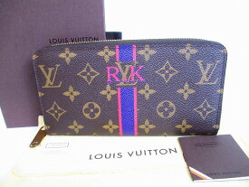 【未使用保管品】 ルイヴィトン LOUIS VUITTON モン モノグラム マイLVヘリテージ ジッピーウォレット ラウンドファスナー 長財布 メンズ レディース 【中古】