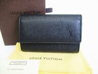 【未使用保管品】 ルイヴィトン LOUIS VUITTON タイガ レザー ミュルティクレ6 6連キーケース キーリング…