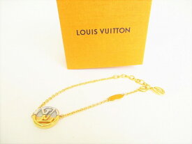 【展示保管品】 ルイヴィトン LOUIS VUITTON ルイーズ LVサークル メダリオン ブラスレ L TO V ブレスレット 【中古】