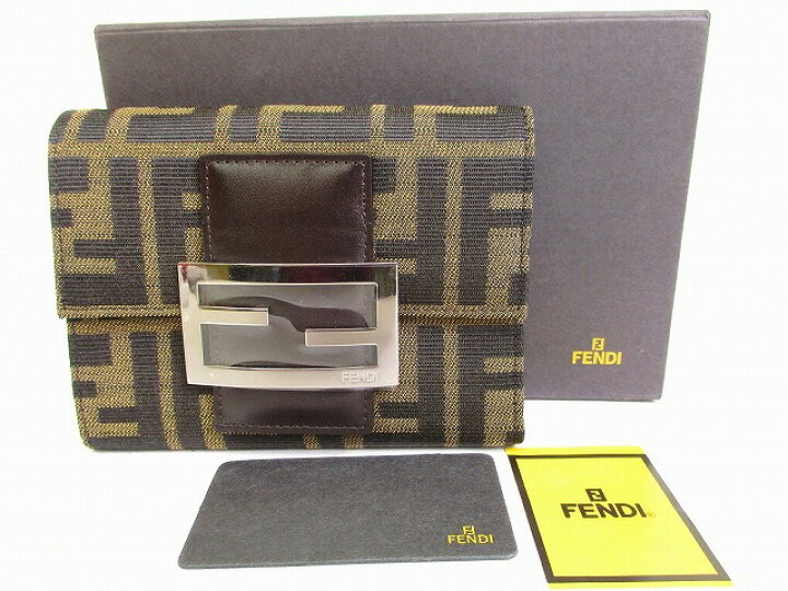 楽天市場】【未使用保管品】 フェンディ FENDI ズッカ キャンバス 