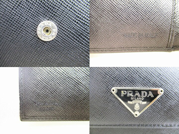 楽天市場】【未使用保管品】 プラダ PRADA サフィアーノ レザー 3 