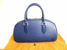 【未使用保管品】 ルイヴィトン LOUIS VUITTON エピ シルバー金具 ジャスミン ハンドバッグ パーティバッグ ミルティーユ　ブルー 【中古】