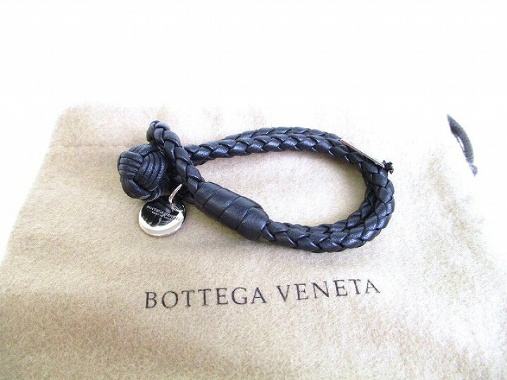 楽天市場】【未使用保管品】 ボッテガヴェネタ BOTTEGA VENETA 【新品未使用】Bottega Veneta ブラックブレスレット
